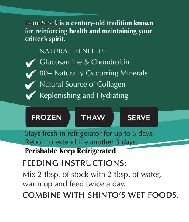 Duck Bone Marrow Stock - Nutrient-Rich Broth for Dogs & Cats