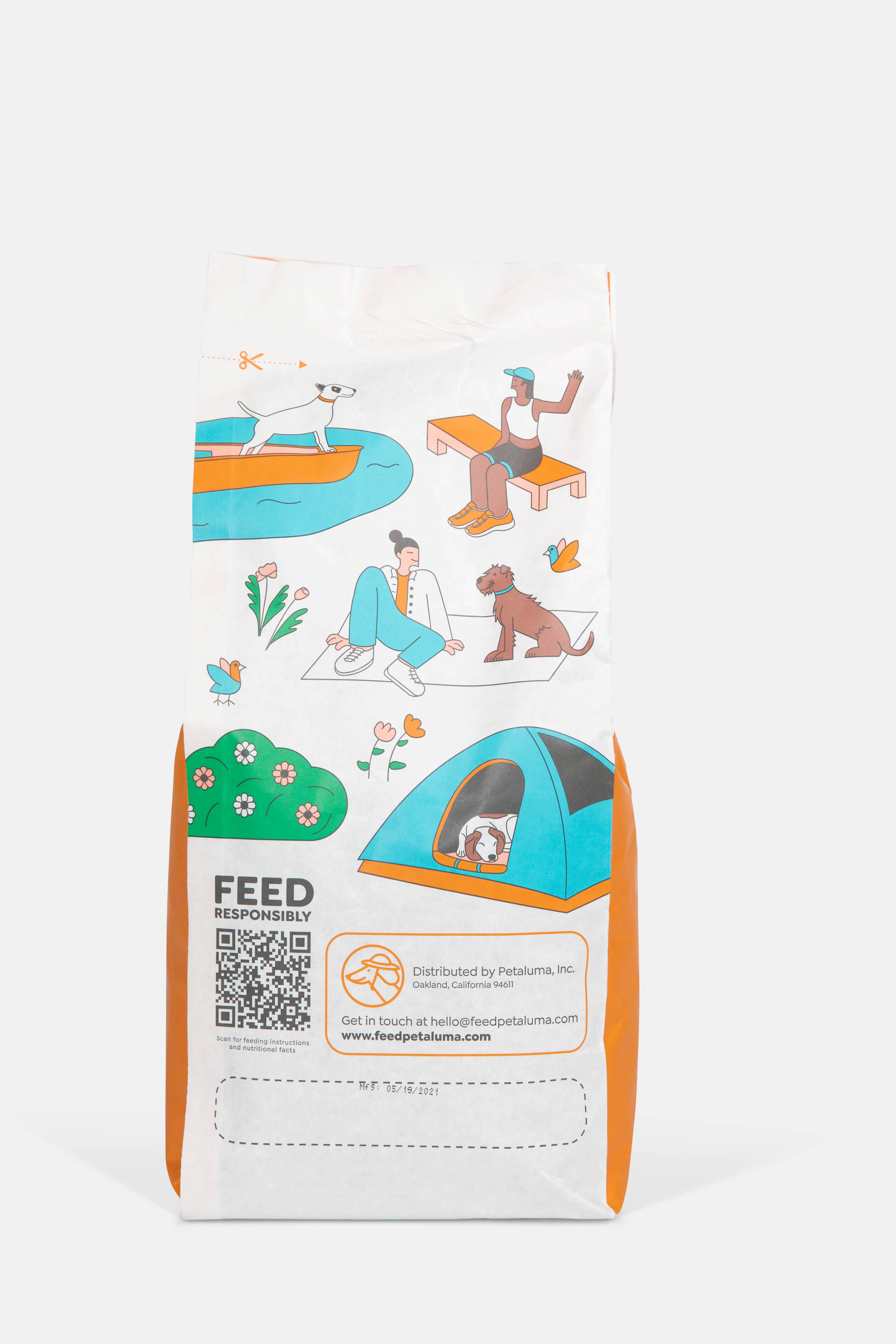 Baked Dog Food - Roasted Peanut Butter & Sweet Potato Flavor 5 Ibs