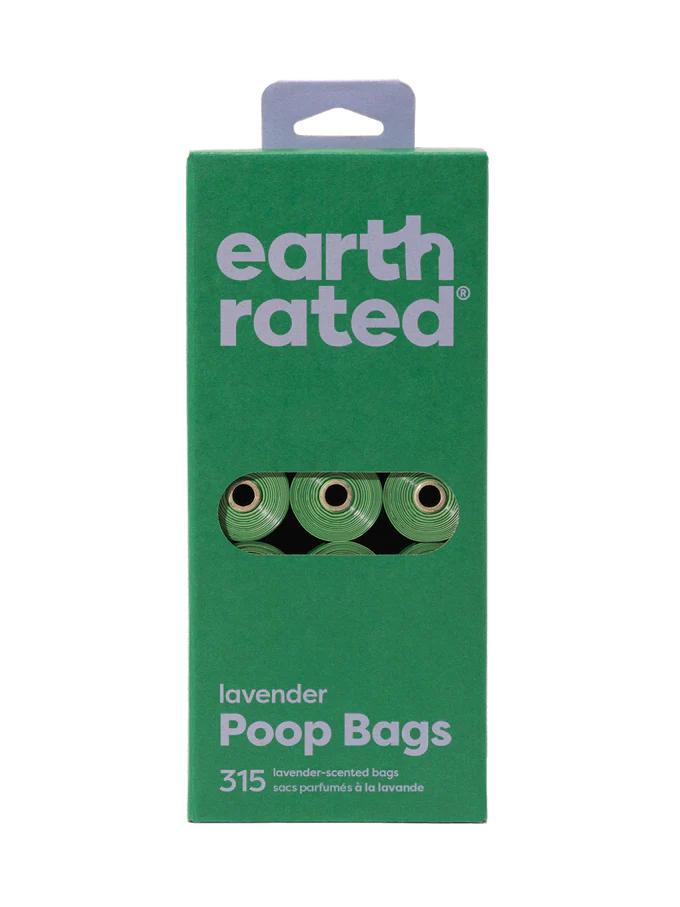 Earth Rated Lavender-Scented Poop Bags 21 rolls 315 Bags