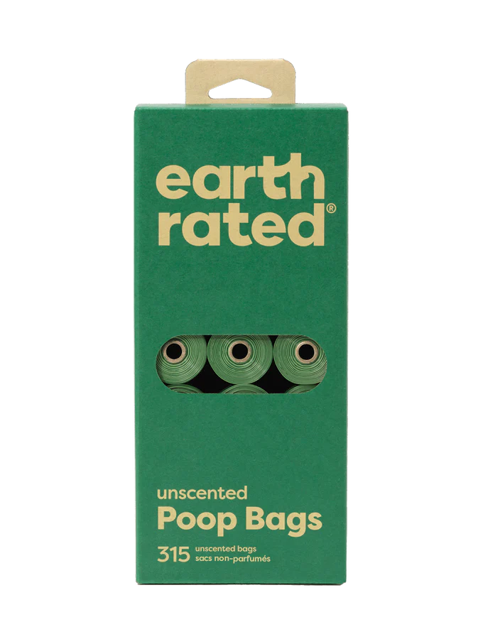Earth Rated Unscented Poop Bags 21 rolls 315 Bags