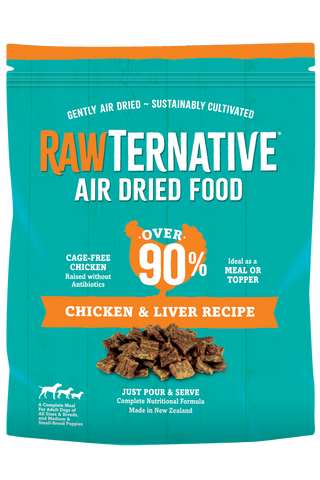 RawTernative Chicken & Liver Air-Dried Dog Food