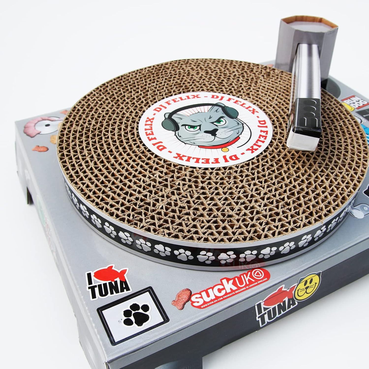 Cat Playhouse-Turn Table Scratching Pad