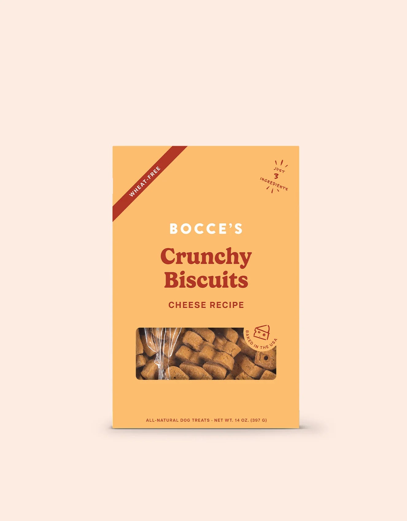 Bocce's Crunchy Biscuits - Cheese Recipe 14 oz