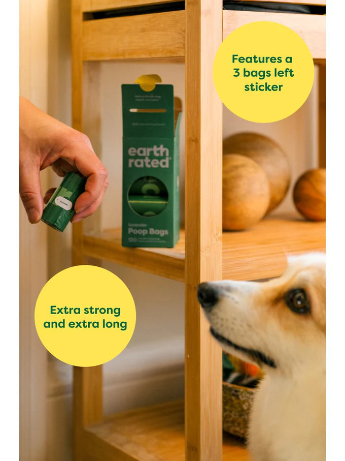 Earth Rated Unscented Poop Bags 21 rolls 315 Bags