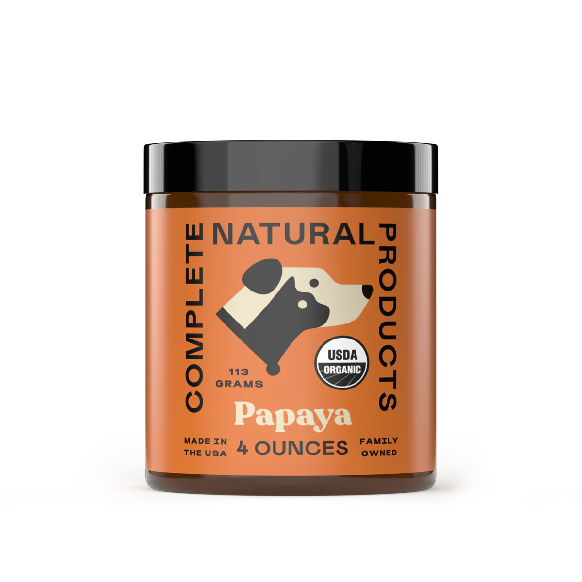 Organic Papaya Powder for Dogs & Cats 4oz - Complete Natural Products
