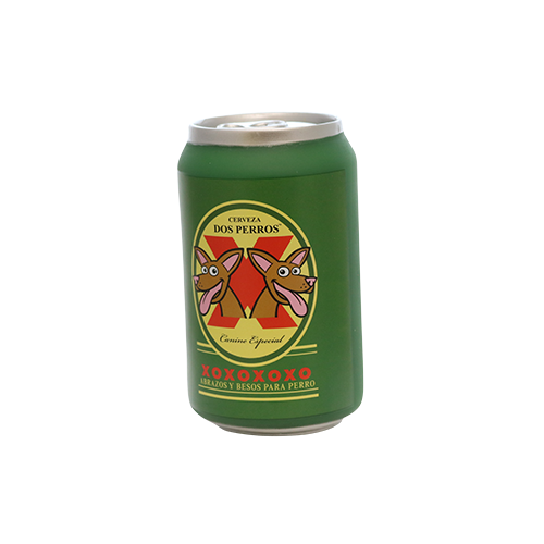Silly Squeakers Beer Can - Dos Perros