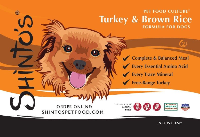 Shinto's Turkey & Brown Rice Formula - For Dogs