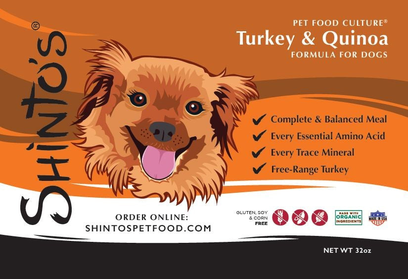 Shinto’s Turkey & Quinoa Formula for Dogs – Premium, Balanced, & Natural Dog Food
