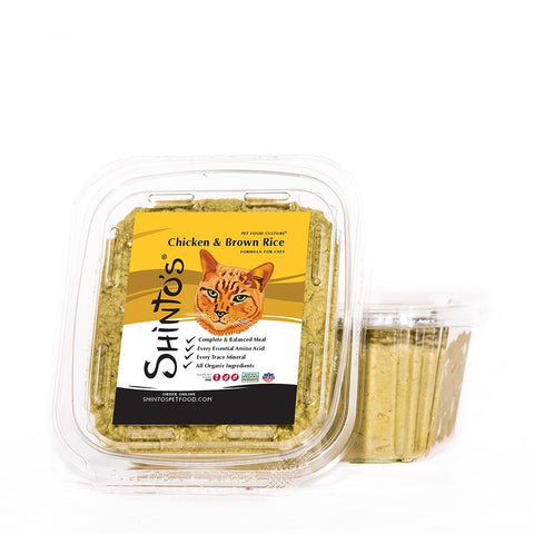 Shinto’s Chicken & Brown Rice Fresh Cat Food