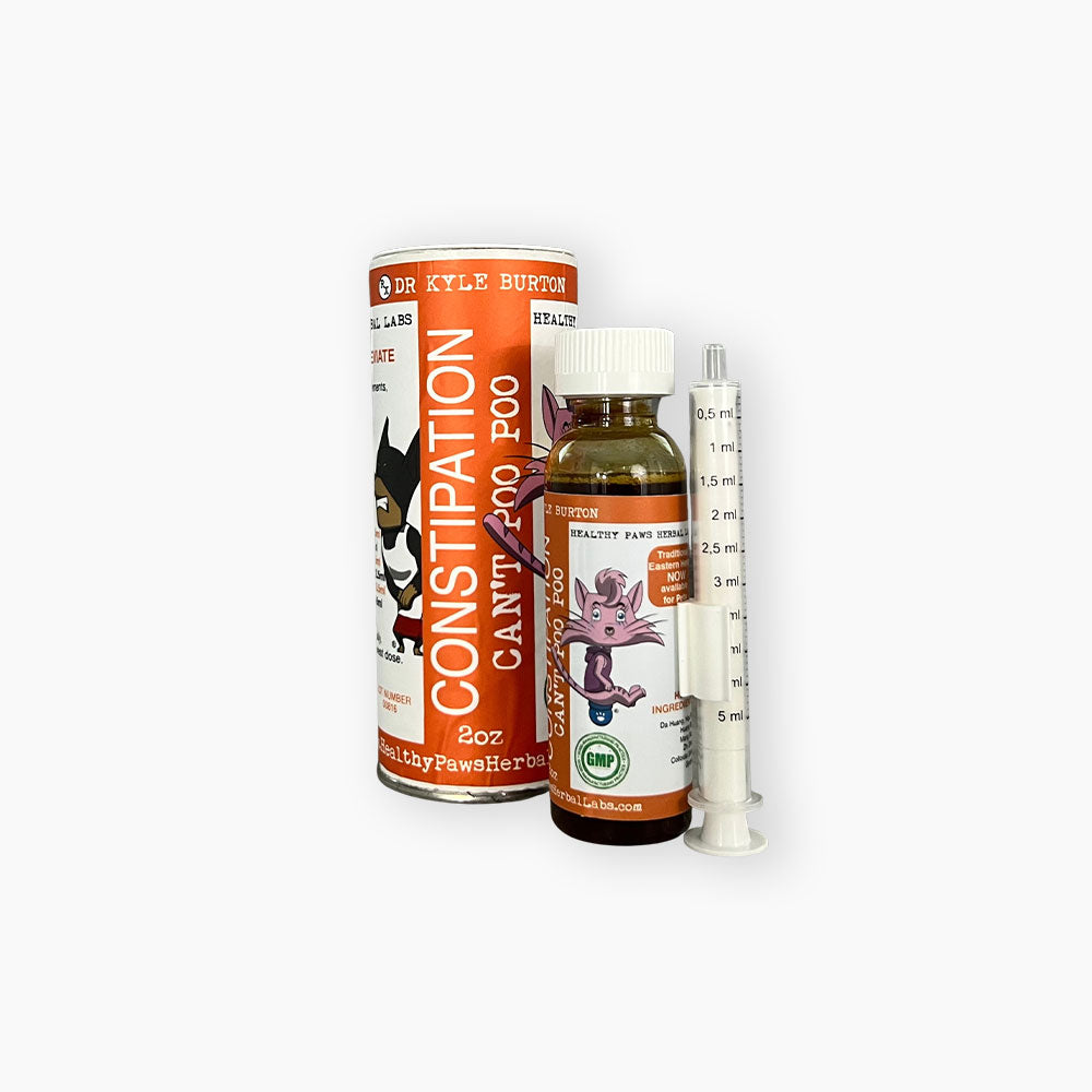 Constipation Relief – Can't Poo Poo Herbal Supplement for Pets