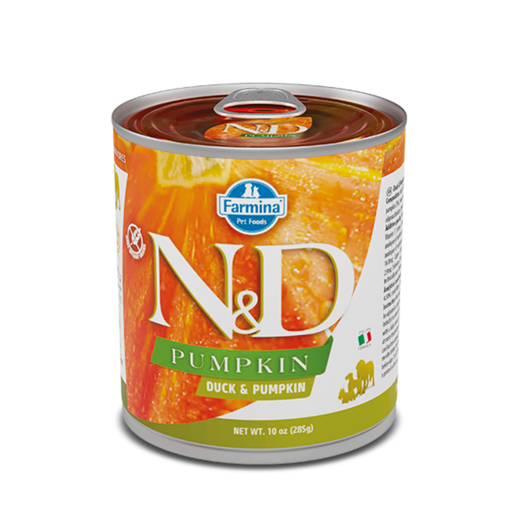 Farmina N&D Pumpkin Duck & Pumpkin – Grain-Free Canned Dog Food - 10 oz