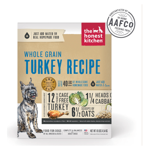 The Honest Kitchen - Whole Grain Turkey - Dehydrated Dog Food