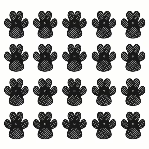 Piece Anti-Slip Dog Paw Grip Pads – Black