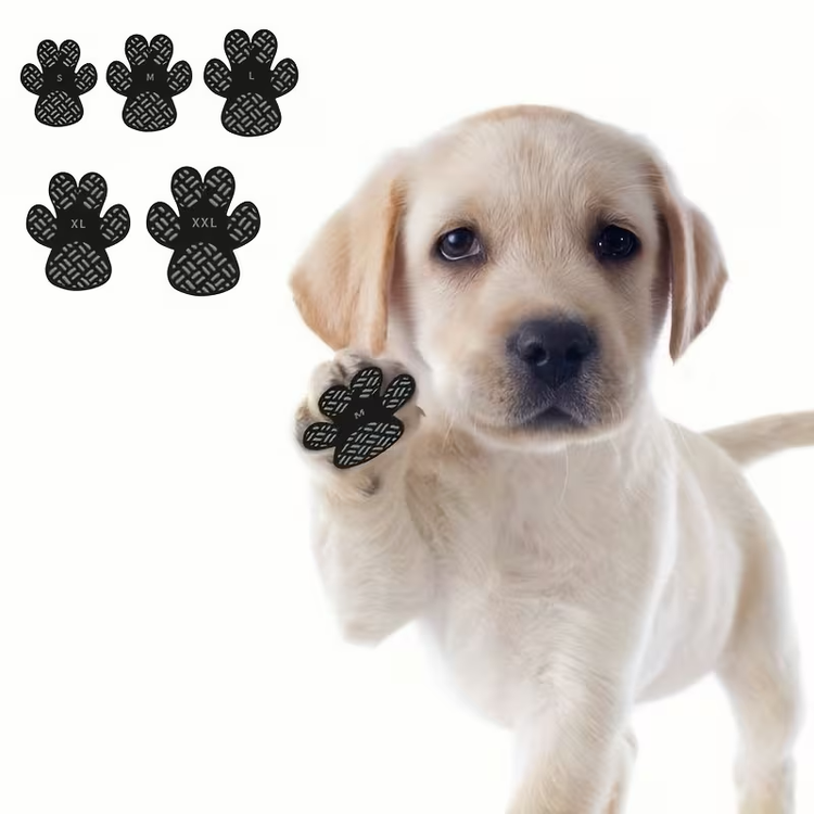 Piece Anti-Slip Dog Paw Grip Pads – Black
