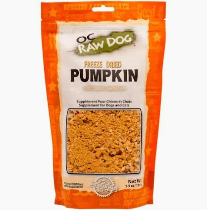 OC Raw Freeze Dried Pumpkin