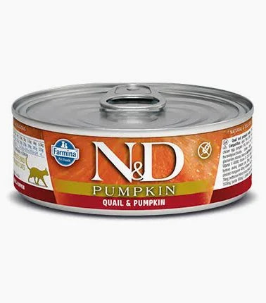 N&D 2.5oz Cat Cans | Quail & Pumpkin