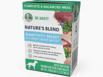 Dr. Marty Nature's Blend | Sensitivity Select in Turkey Bone Broth 6.3 oz
