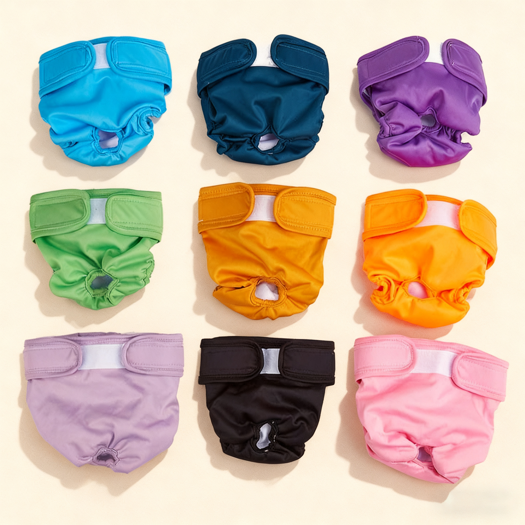 Dog Sanitary Pants – Solid Color, Anti-Mating_CWMM7307