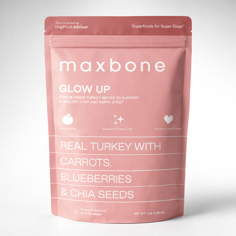 maxbone GLOW UP Turkey Freeze-Dried Dog Food