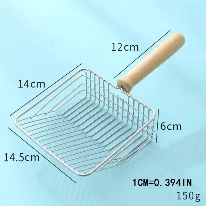 Pet Food Culture Stainless Steel Cat Litter Scoop
