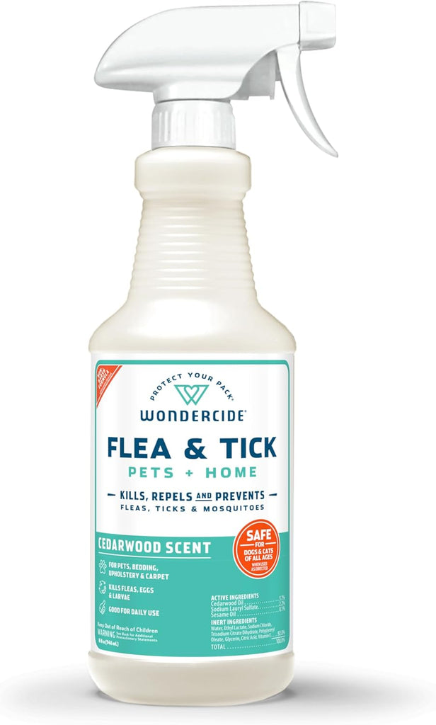 Wondercide Cedarwood Flea, Tick & Mosquito Spray – 16 oz