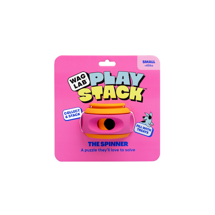 WAGLAB PlayStack The Spinner Dog Toy