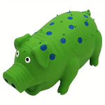Rubber Pig Dog Toy