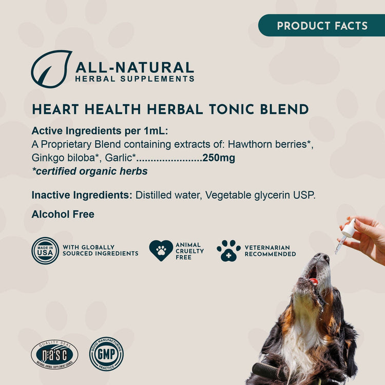 Heart Health Herbal Tonic Blend | Supports Cardiovascular Function