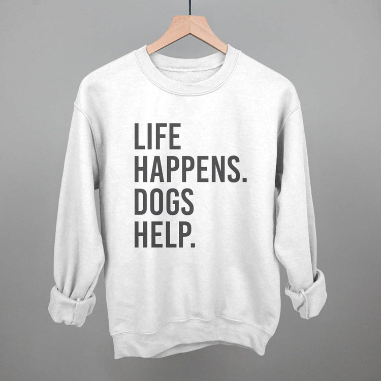 Ivy + Cloth Life Happens, Dogs Help T-Shirt