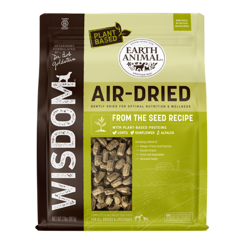 Earth Animal Wisdom™ Air-Dried From the Seed Recipe (Plant Based) Dog Food 2 lbs