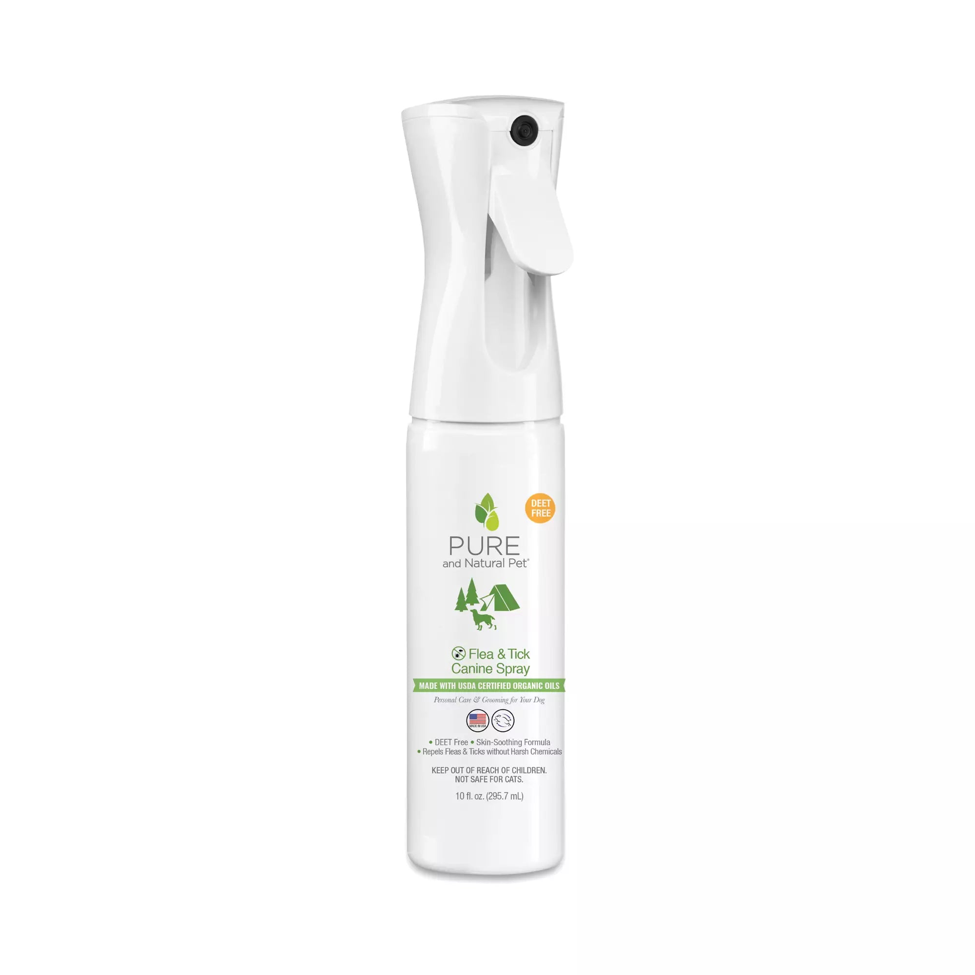 Pure and Natural Pet Flea & Tick Spray – Natural & Organic Protection for Dogs