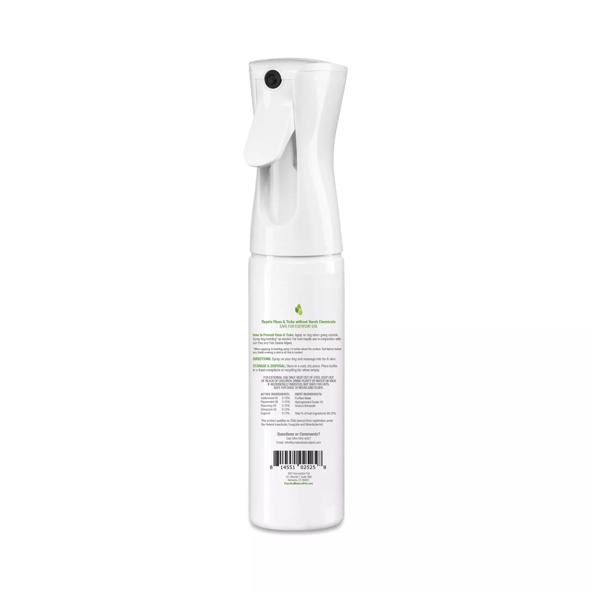 Pure and Natural Pet Flea & Tick Spray – Natural & Organic Protection for Dogs