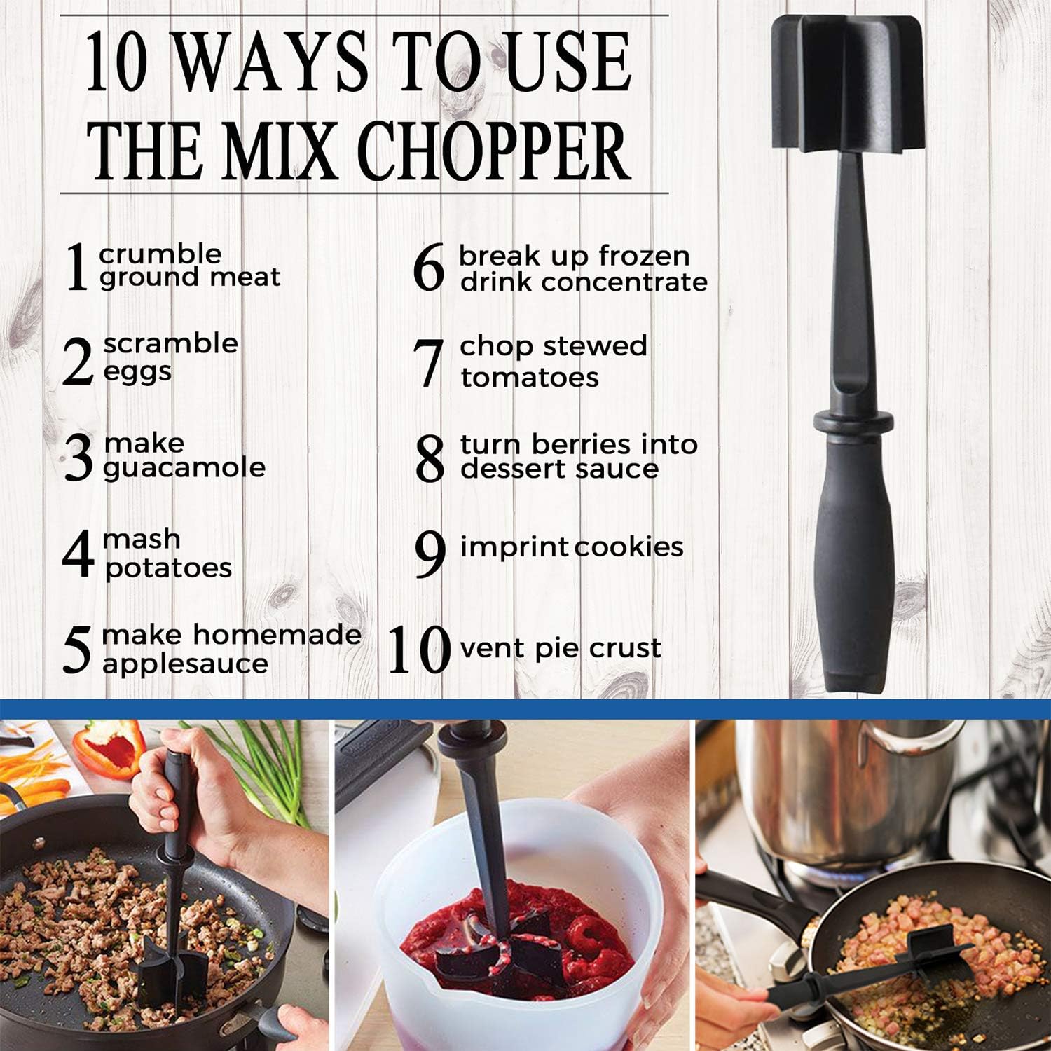 Meat Chopper - Raw or Cook Meat