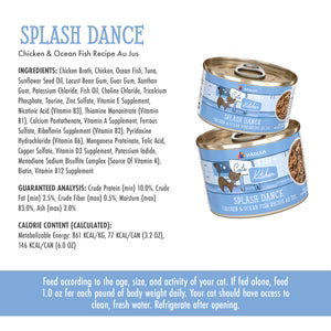 Weruva Splash Dance - Chicken & Ocean Fish Recipe Au Jus for Cats 6 oz