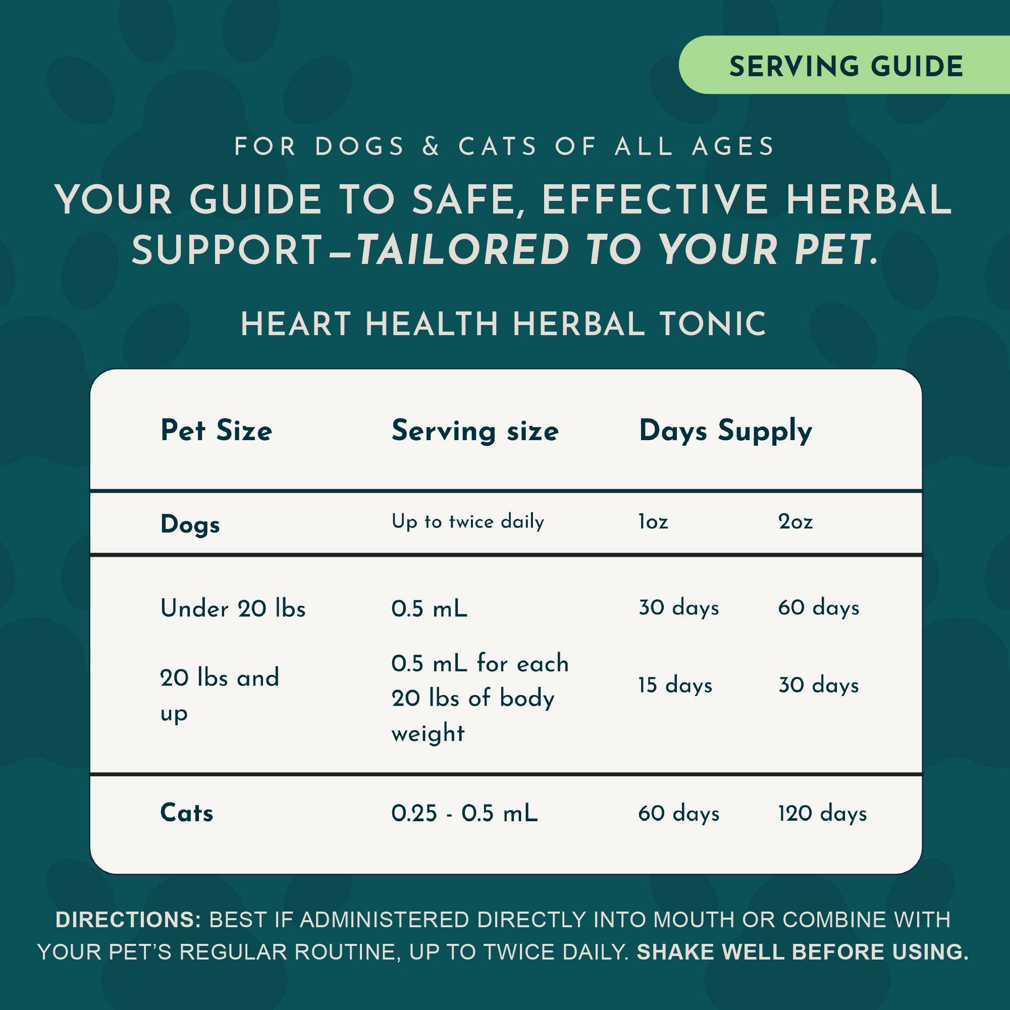Heart Health Herbal Tonic Blend | Supports Cardiovascular Function