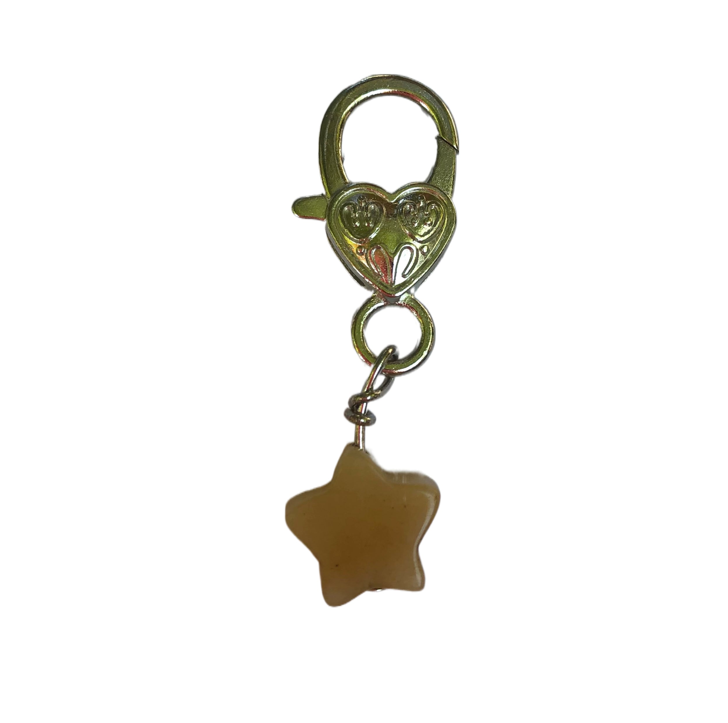 Citrine Blessings Pet Pendant Star Holistic Crystal Support for Cats & Dogs