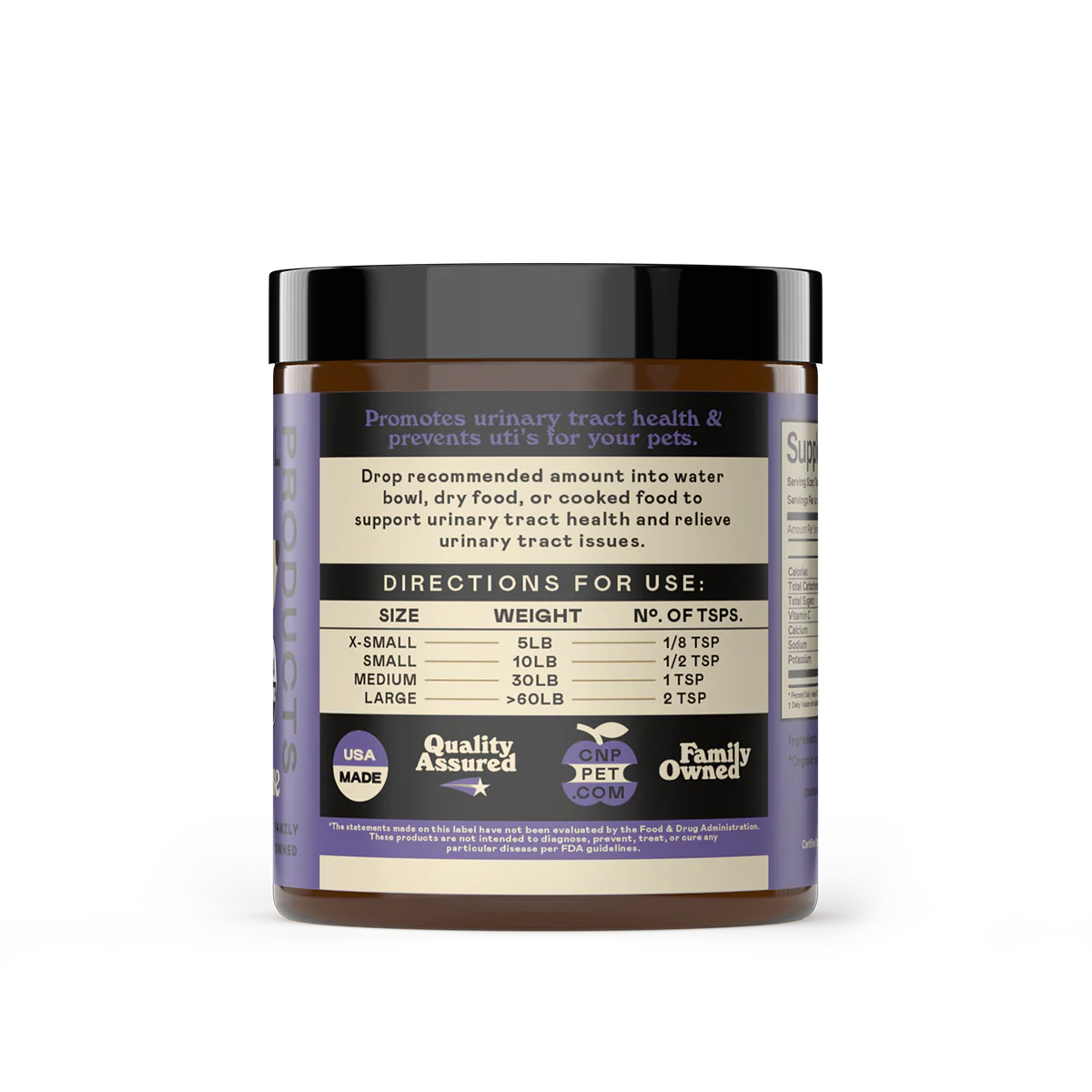 Organic D-Mannose Powder for Dogs & Cats  - Complete Natural Products