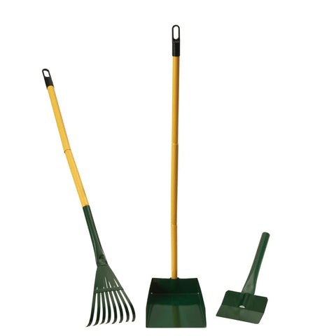 SPOT Poop Scooper Rake, Spade & Pan Set