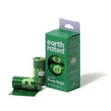 Earth Rated Dog Poop Bags – 60 Count (Green, Unscented, Biodegradable)