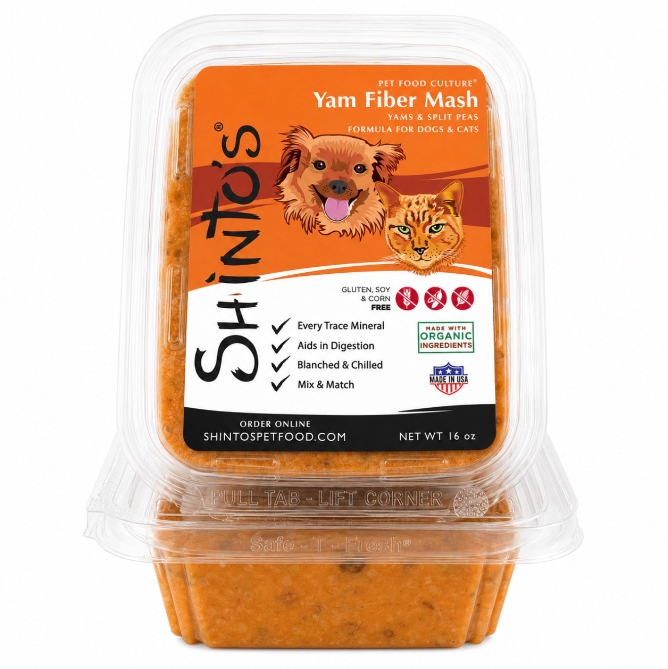 Shinto’s Yams & Split Peas Fiber Mixer for Dogs & Cats