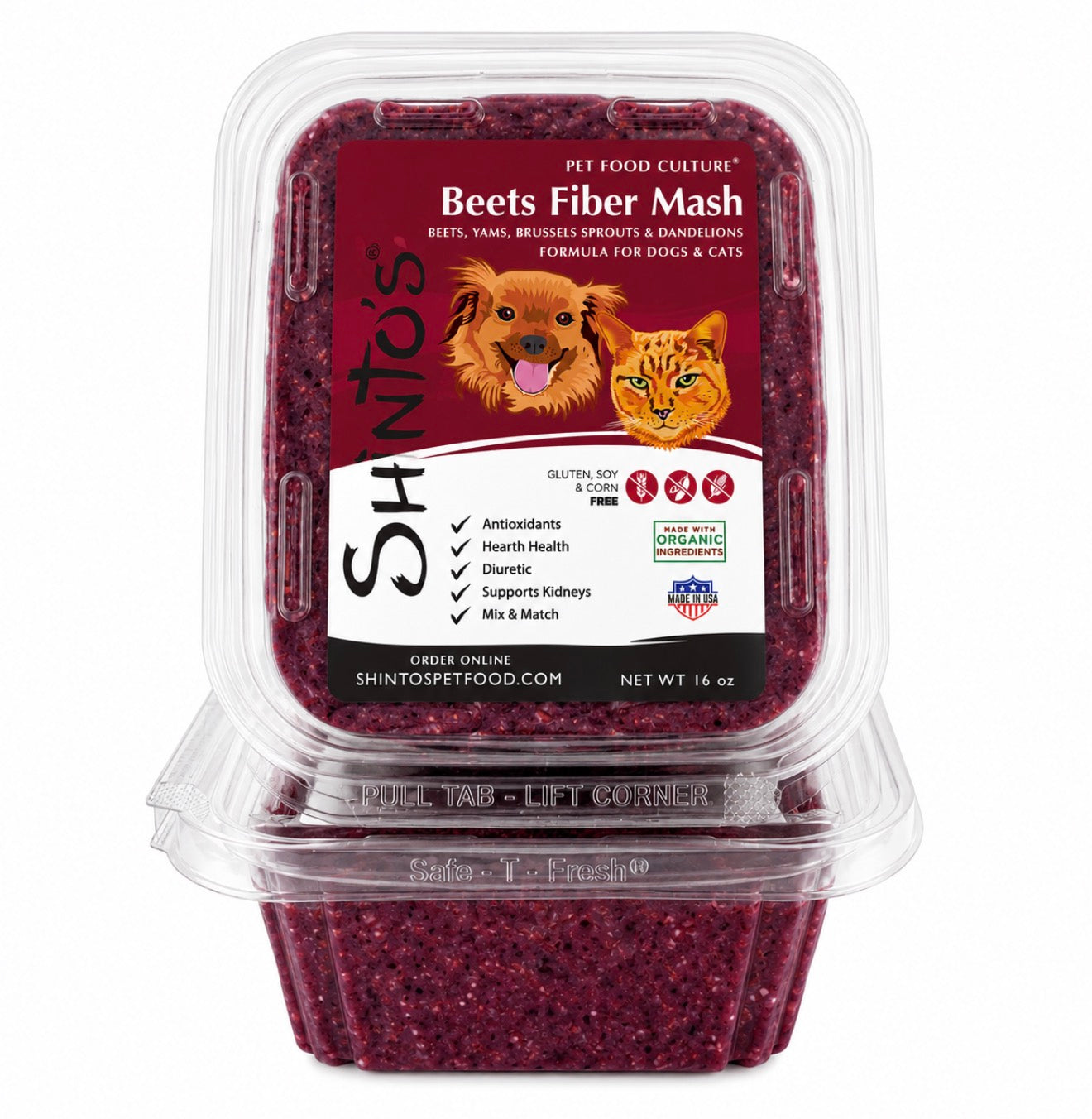 Beets Mash Fiber Mixer – Nutrient-Rich Superfood for Dogs & Cats