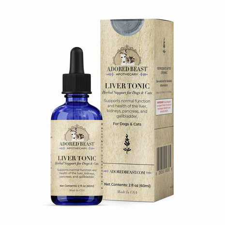 Adored Beast Liver Tonic - Herbal Support for Dogs & Cats (2oz)