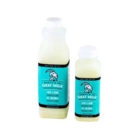 Bones & Co Raw Frozen Goat Milk - Nutrient-Rich Pet Supplement