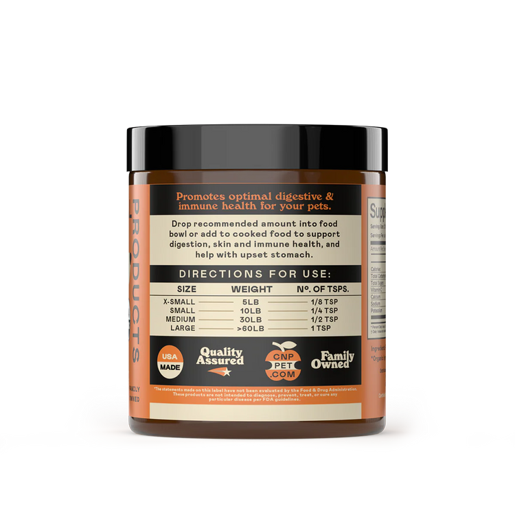Organic Papaya Powder for Dogs & Cats 4oz - Complete Natural Products