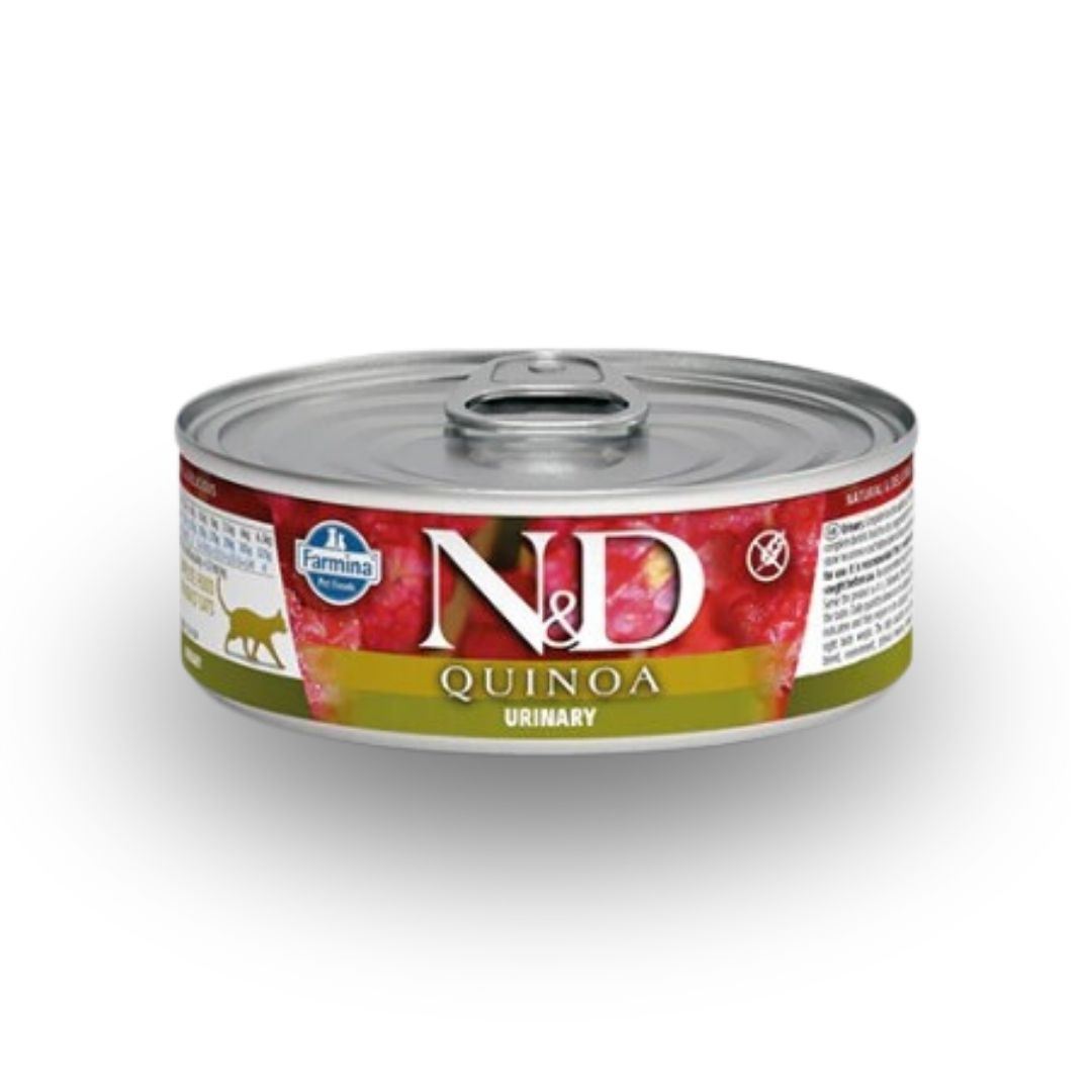 Farmina N&D Quinoa – Urinary Recipe – Wet Cat Food - 2.8 oz Can