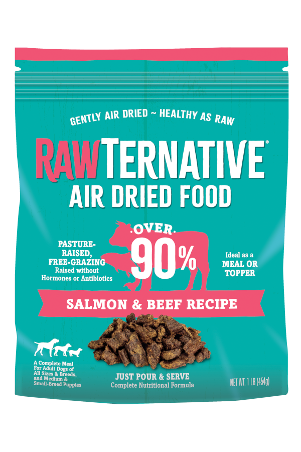 RawTernative Air Dried Food | Salmon & Beef Recipe