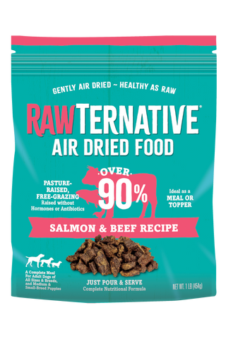 RawTernative Salmon & Beef Air-Dried Dog Food