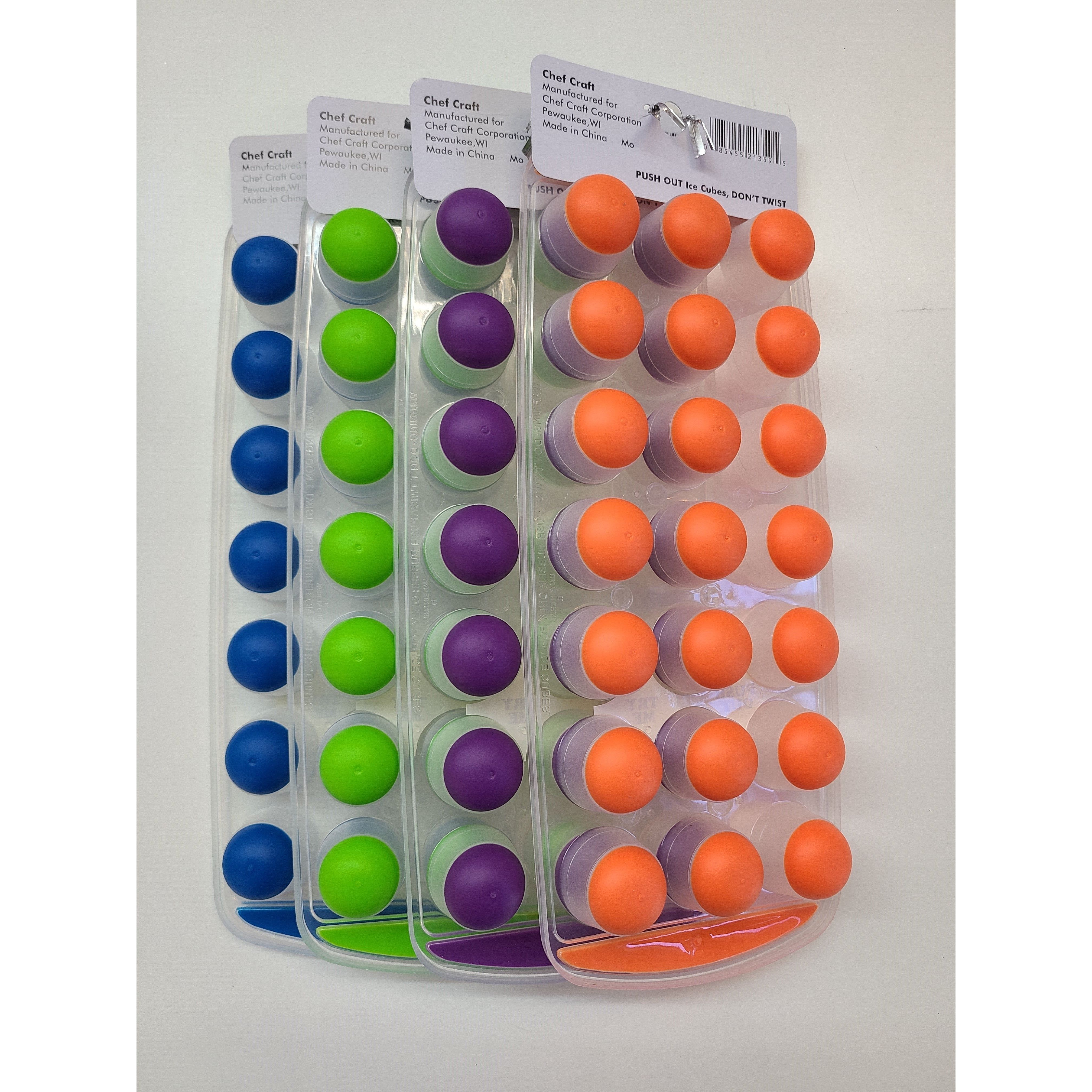 Ice Cube Trays -  Durable & Easy-Release Freezing Molds