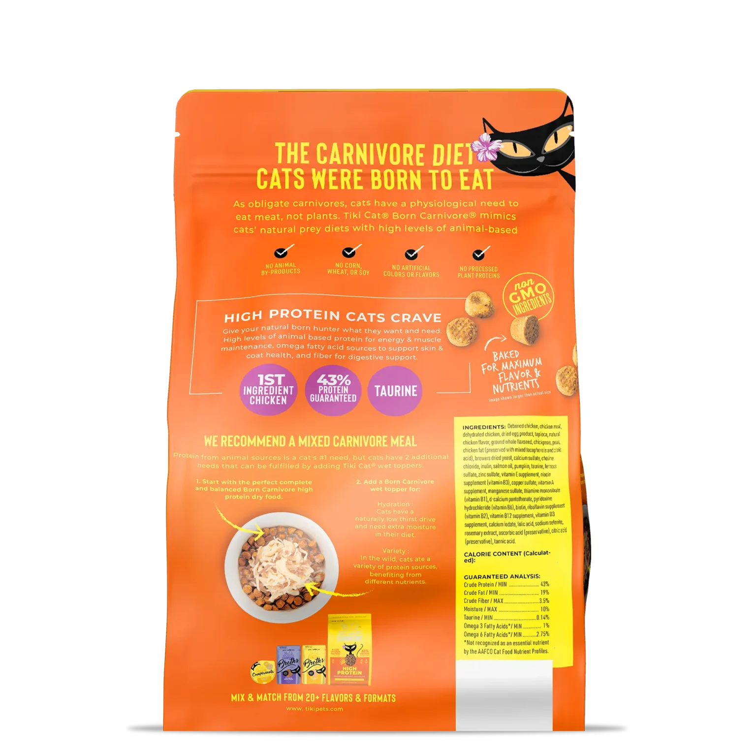 Tiki Cat High Protein Deboned Chicken & Egg Recipe 2.8 lbs