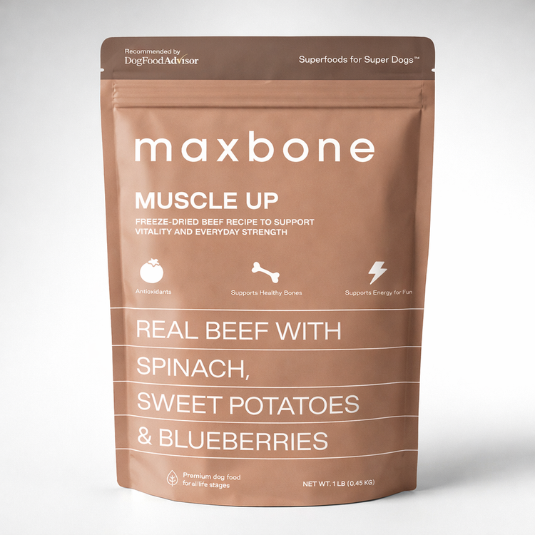 maxbone MUSCLE UP Beef Freeze-Dried Dog Food